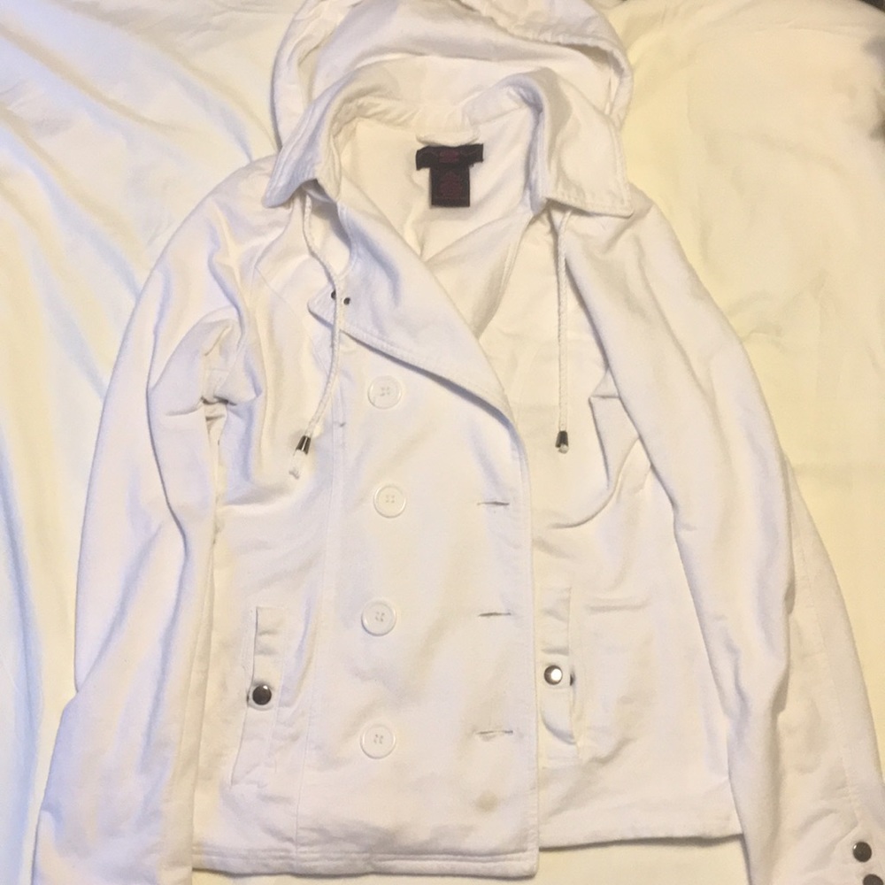 Cream Double Breasted Sweater